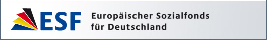 Logo: Europäischer Sozialfonds für Deutschland.